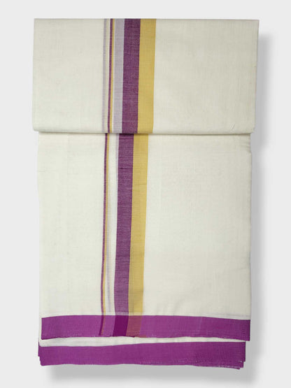 Kerala Balaramapuram Pure Cotton Handloom Mundu/Dhoti