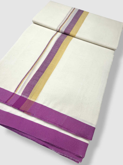 Kerala Balaramapuram Pure Cotton Handloom Mundu/Dhoti
