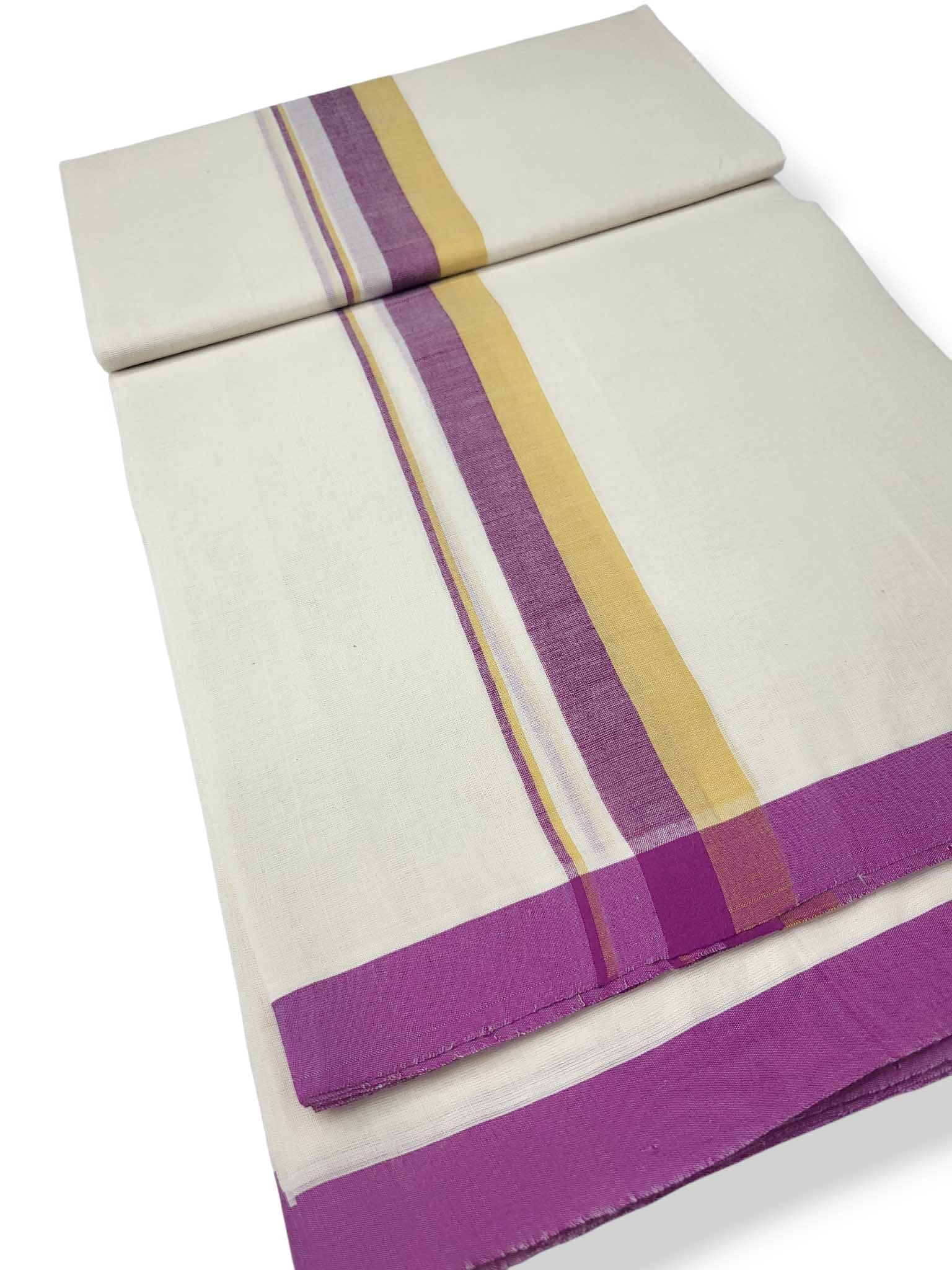 Kerala Balaramapuram Pure Cotton Handloom Mundu/Dhoti