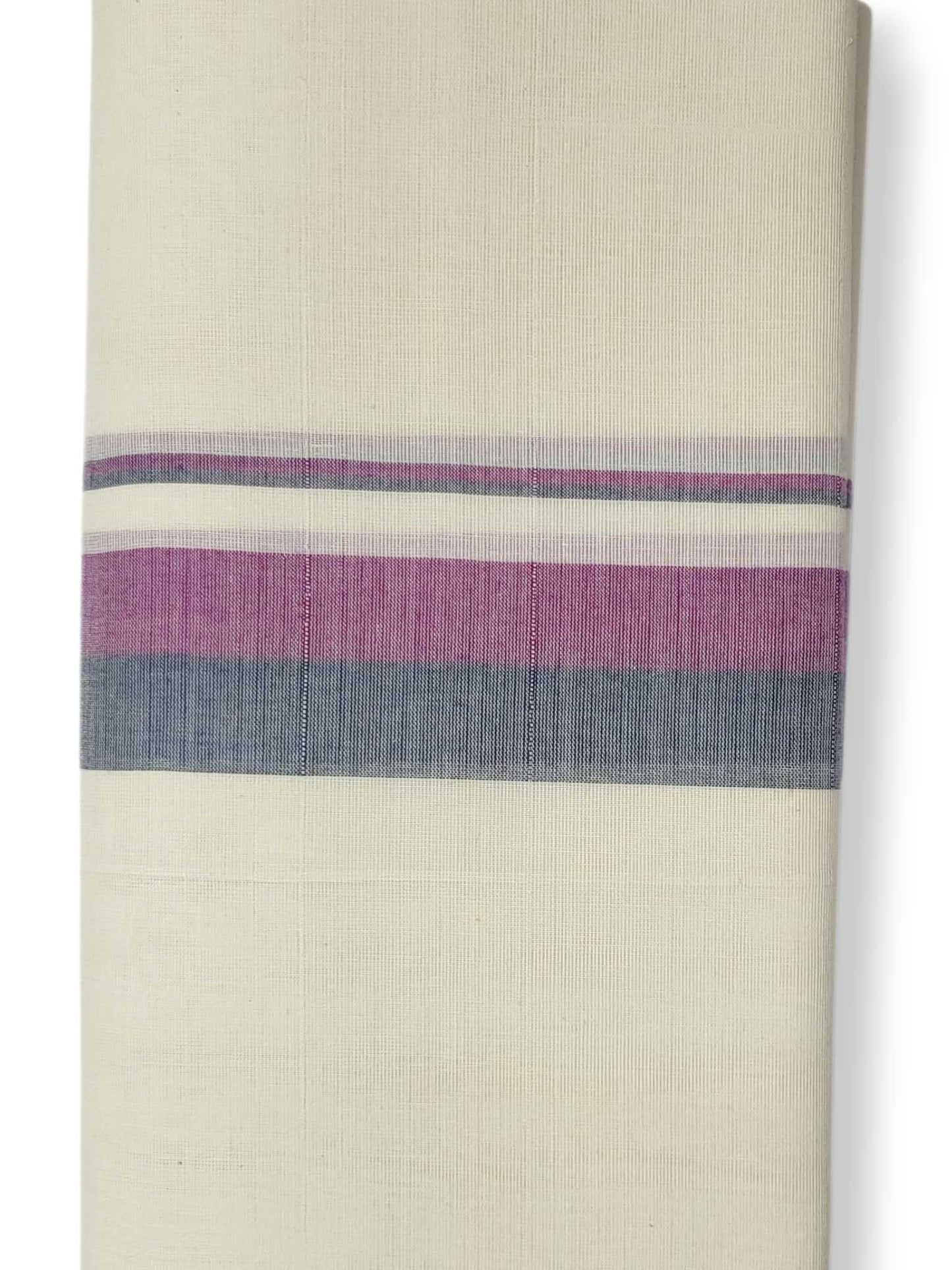 Kerala Balaramapuram Pure Cotton Handloom Mundu/Dhoti