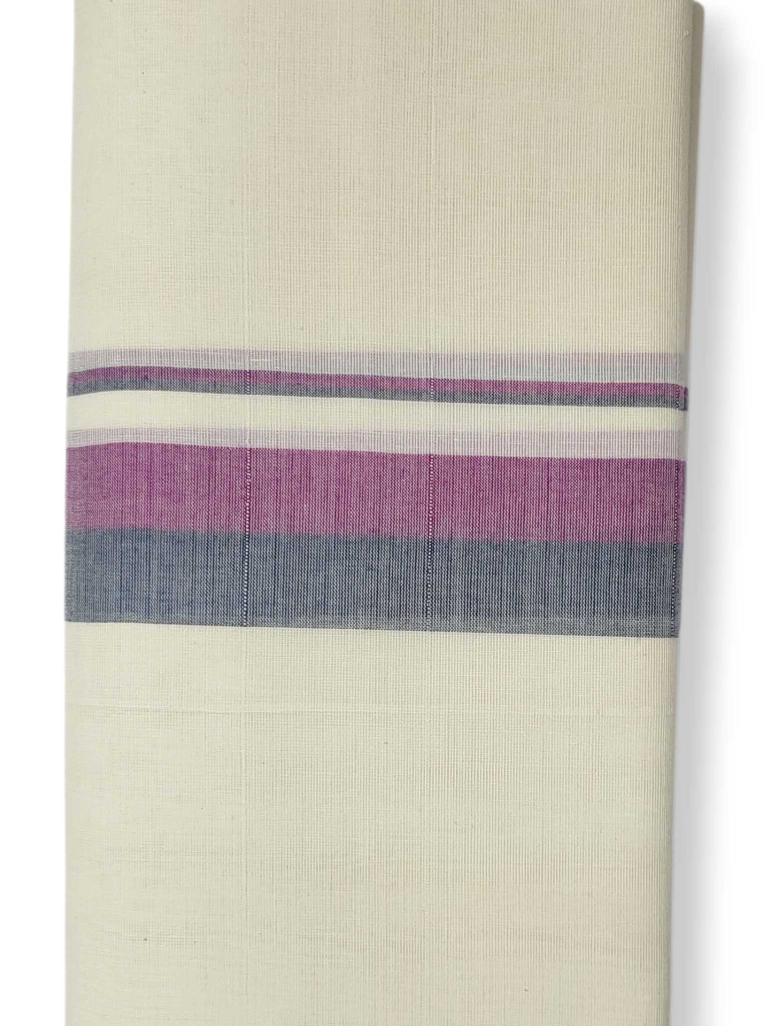Kerala Balaramapuram Pure Cotton Handloom Mundu/Dhoti