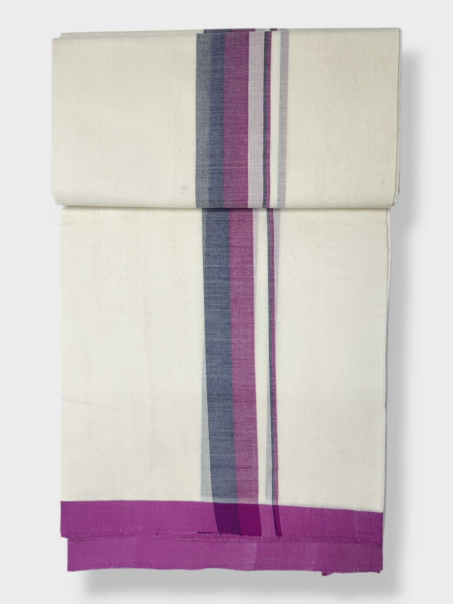 Kerala Balaramapuram Pure Cotton Handloom Mundu/Dhoti
