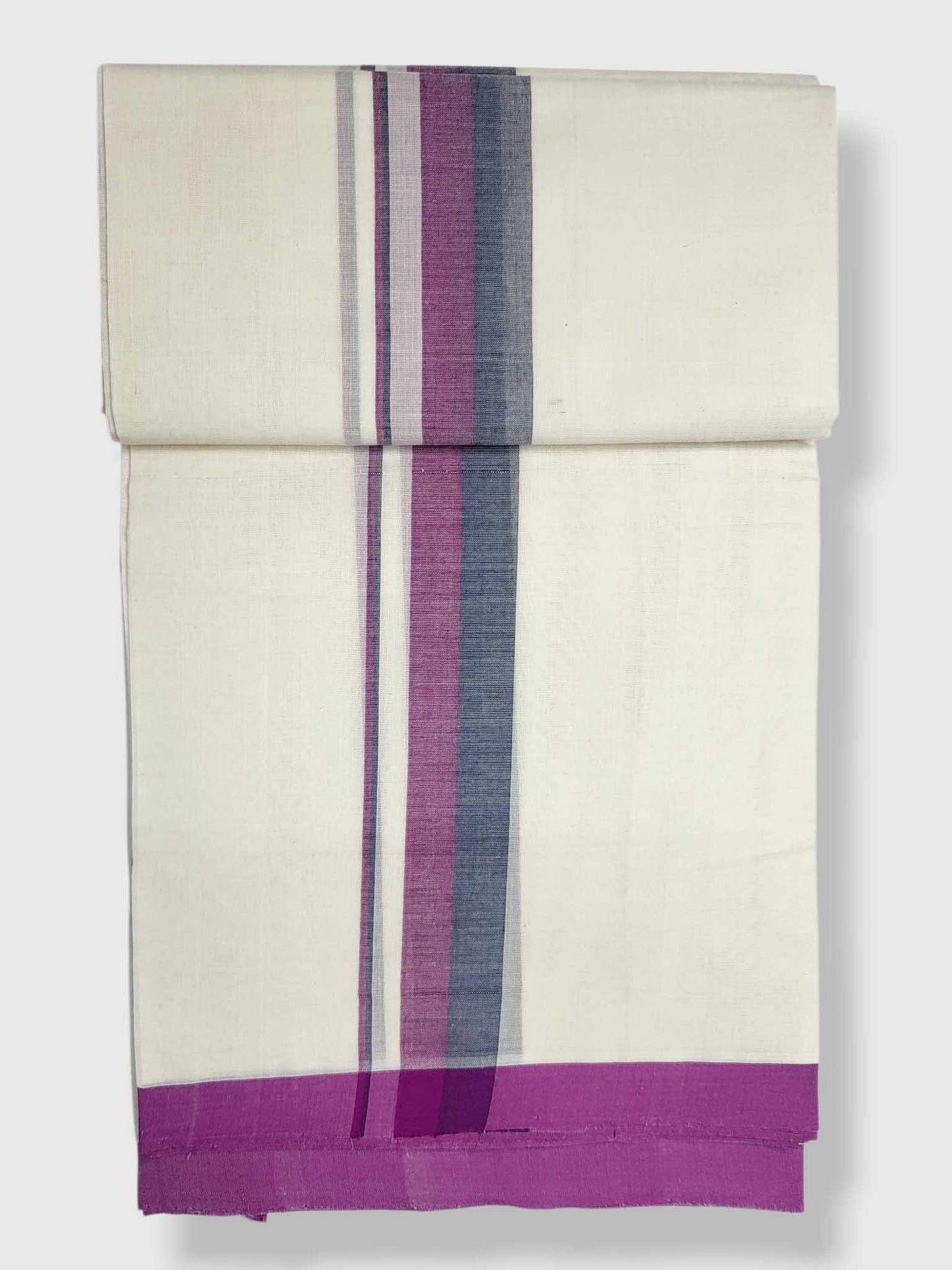 Kerala Balaramapuram Pure Cotton Handloom Mundu/Dhoti
