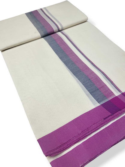 Kerala Balaramapuram Pure Cotton Handloom Mundu/Dhoti