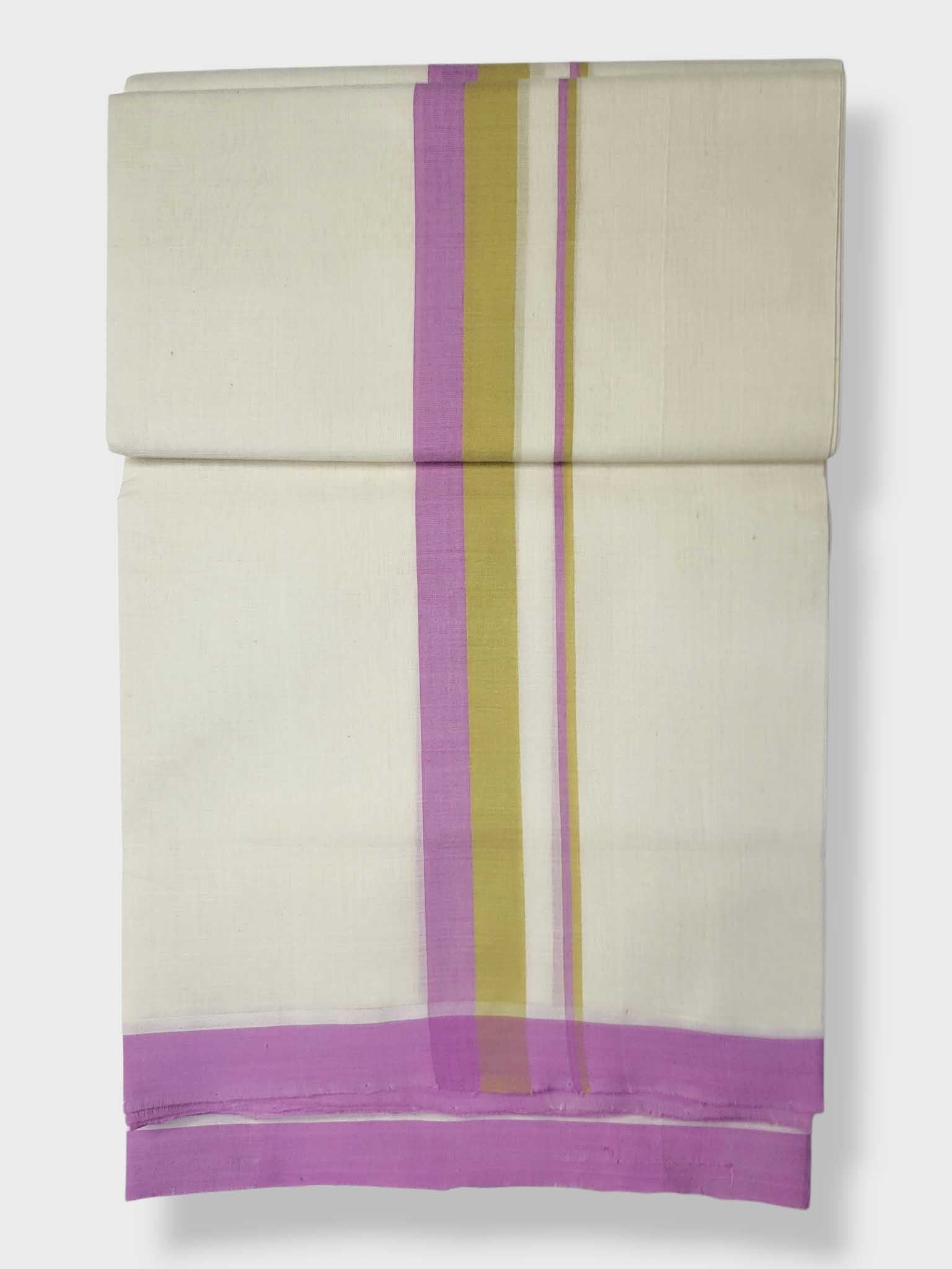 Kerala Balaramapuram Pure Cotton Handloom Mundu/Dhoti