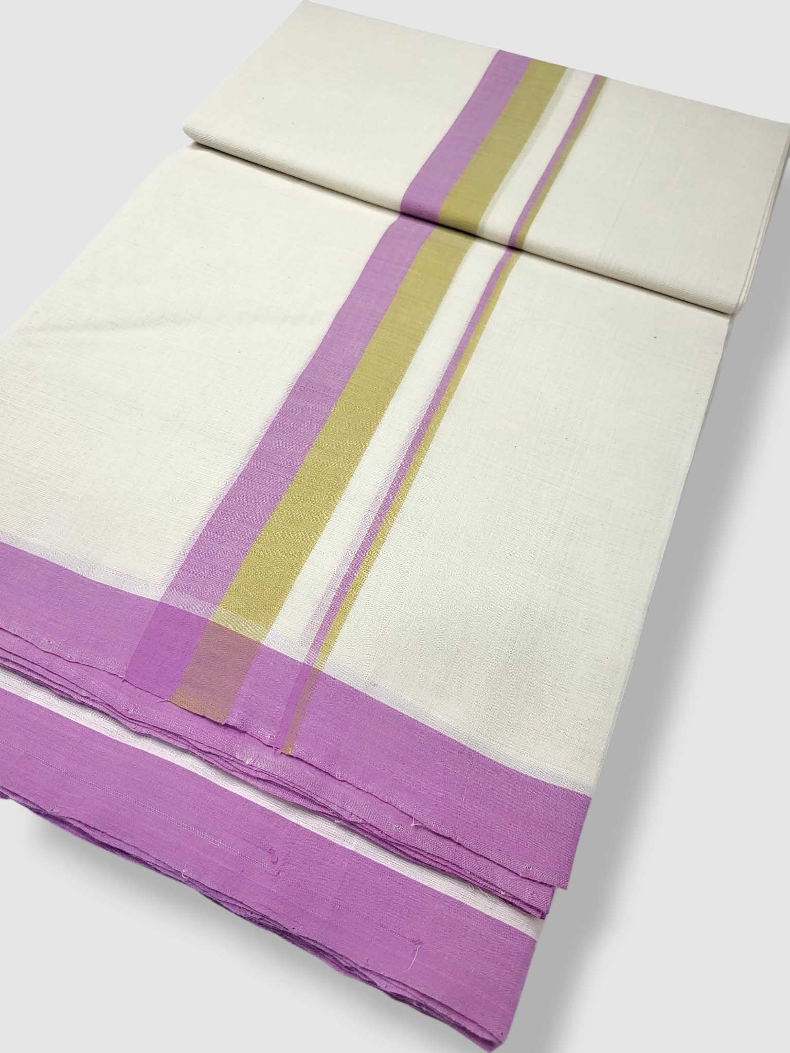 Kerala Balaramapuram Pure Cotton Handloom Mundu/Dhoti
