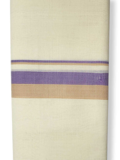 Kerala Balaramapuram Pure Cotton Handloom Mundu/Dhoti