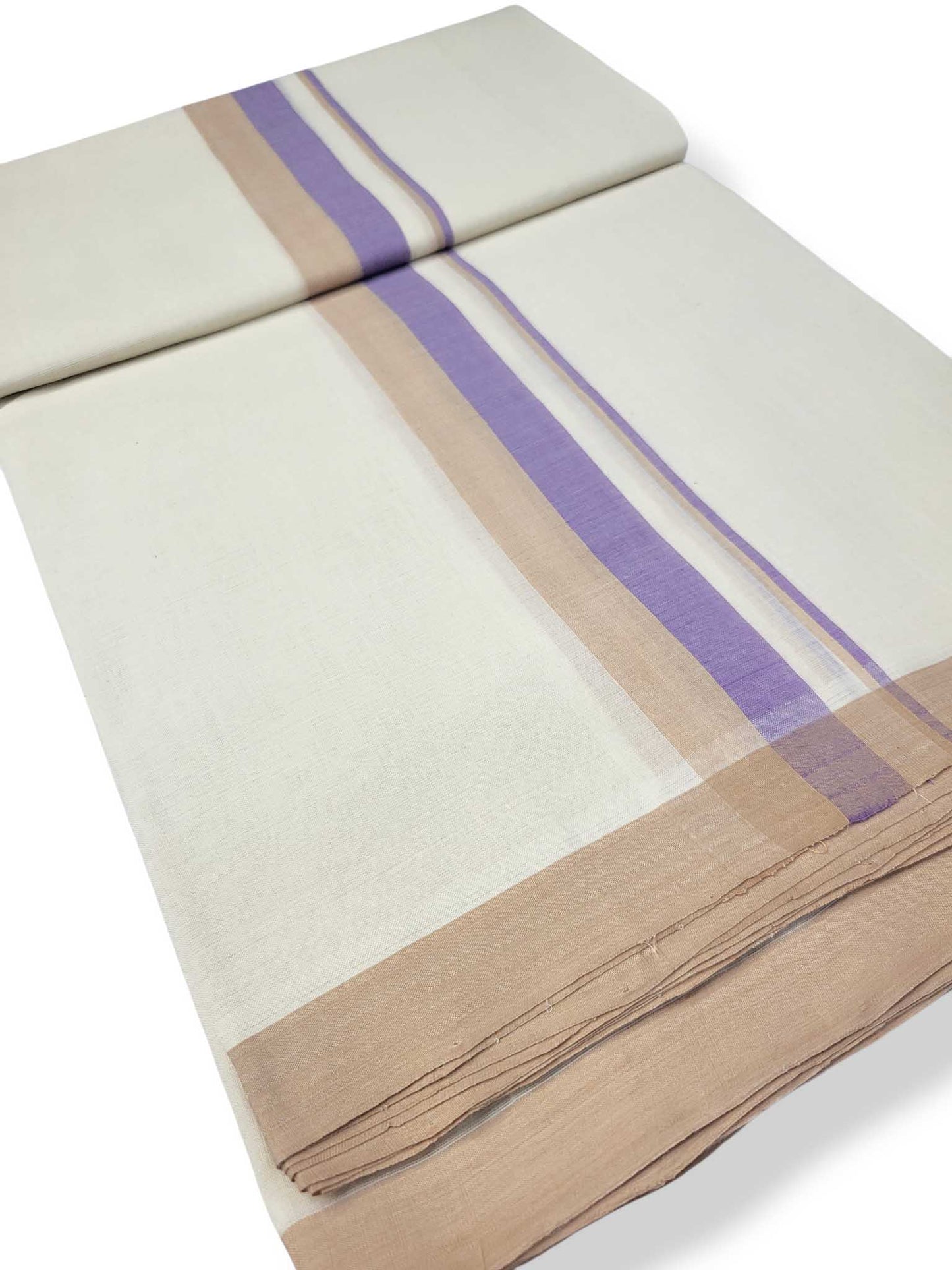 Kerala Balaramapuram Pure Cotton Handloom Mundu/Dhoti