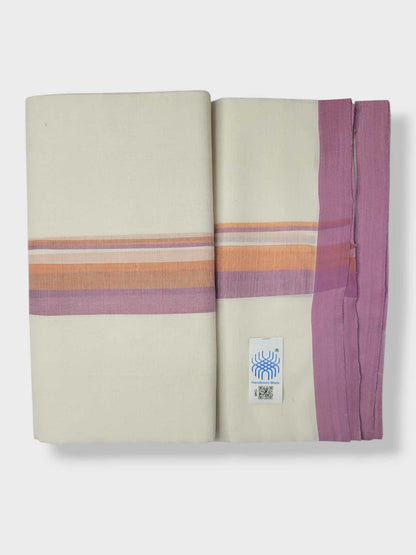Kerala Balaramapuram Pure Cotton Handloom Mundu/Dhoti