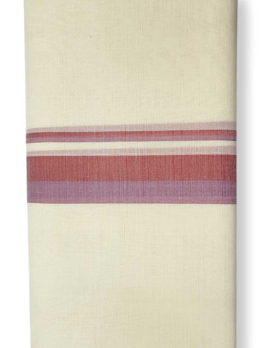 Kerala Balaramapuram Pure Cotton Handloom Mundu/Dhoti