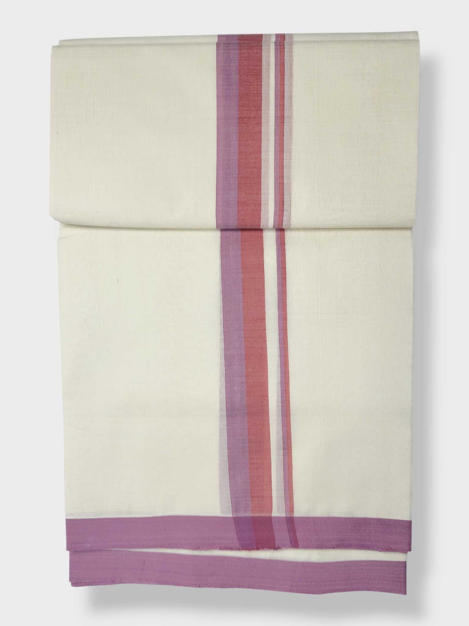 Kerala Balaramapuram Pure Cotton Handloom Mundu/Dhoti