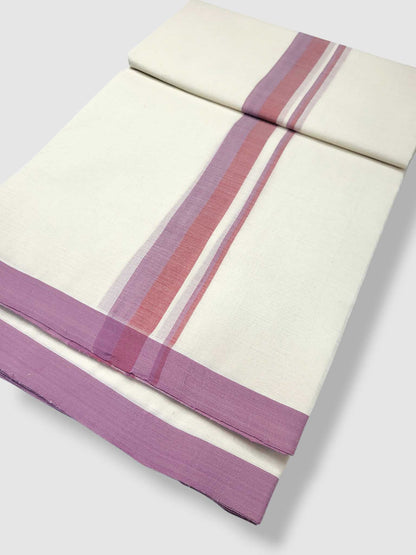 Kerala Balaramapuram Pure Cotton Handloom Mundu/Dhoti
