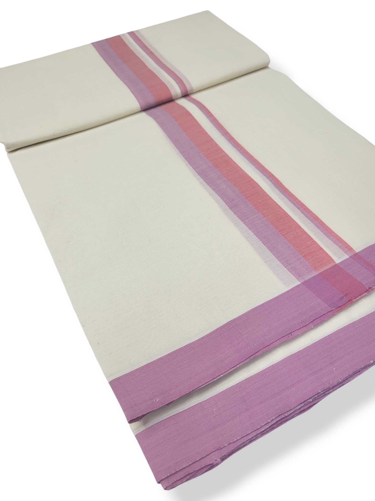 Kerala Balaramapuram Pure Cotton Handloom Mundu/Dhoti