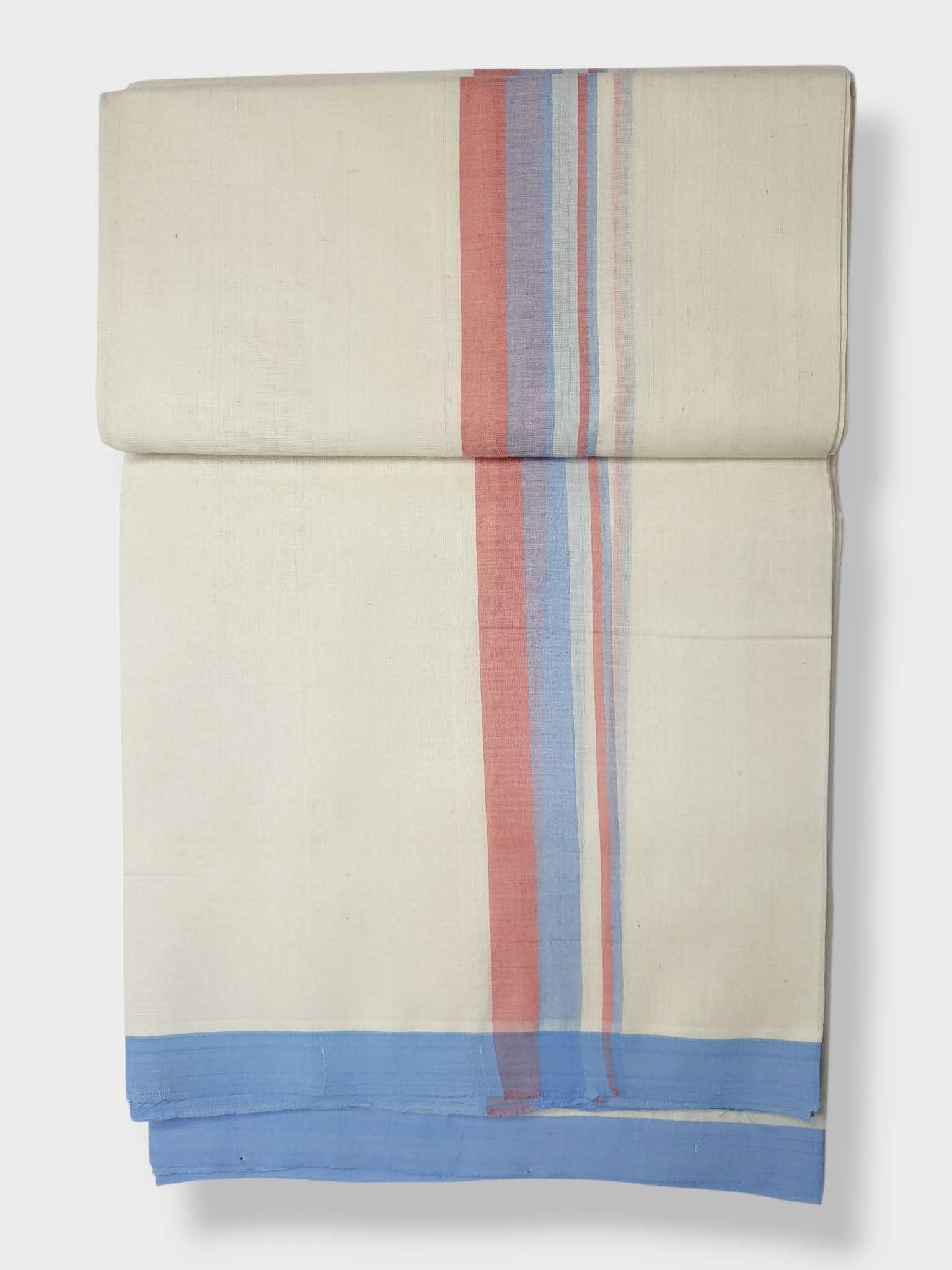 Kerala Balaramapuram Pure Cotton Handloom Mundu/Dhoti