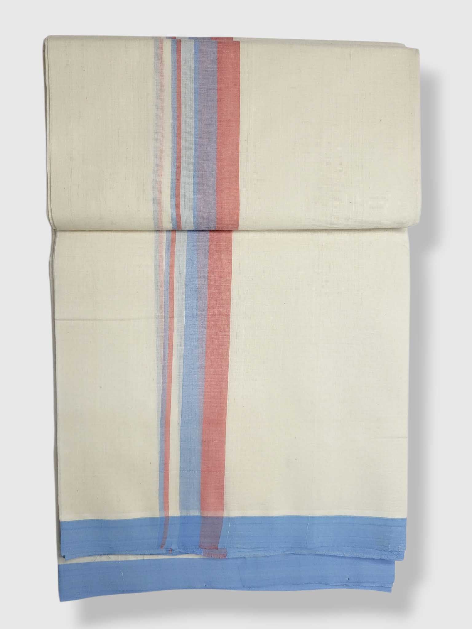 Kerala Balaramapuram Pure Cotton Handloom Mundu/Dhoti