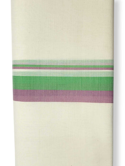Kerala Balaramapuram Pure Cotton Handloom Mundu/Dhoti