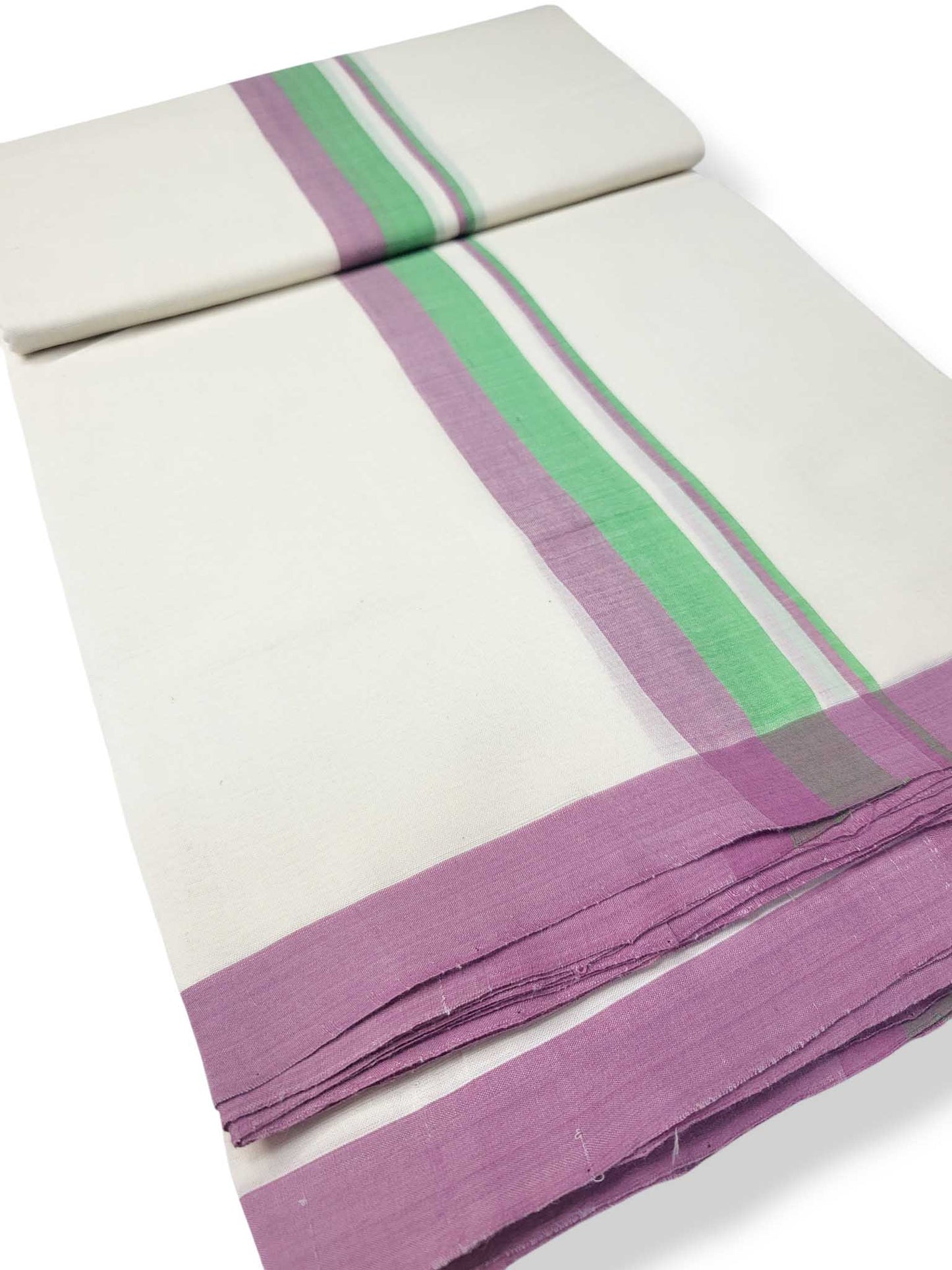 Kerala Balaramapuram Pure Cotton Handloom Mundu/Dhoti