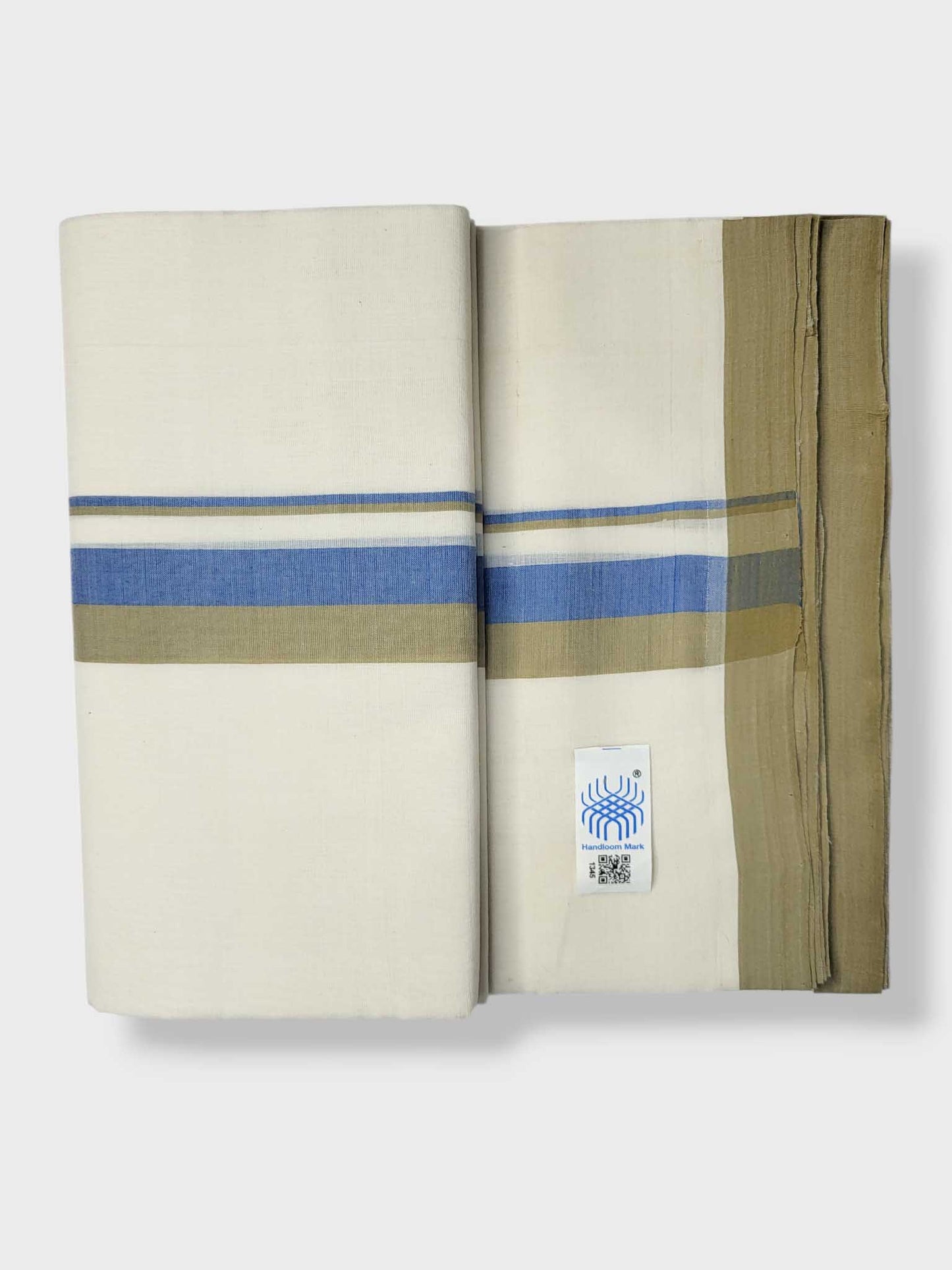 Kerala Balaramapuram Pure Cotton Handloom Mundu/Dhoti