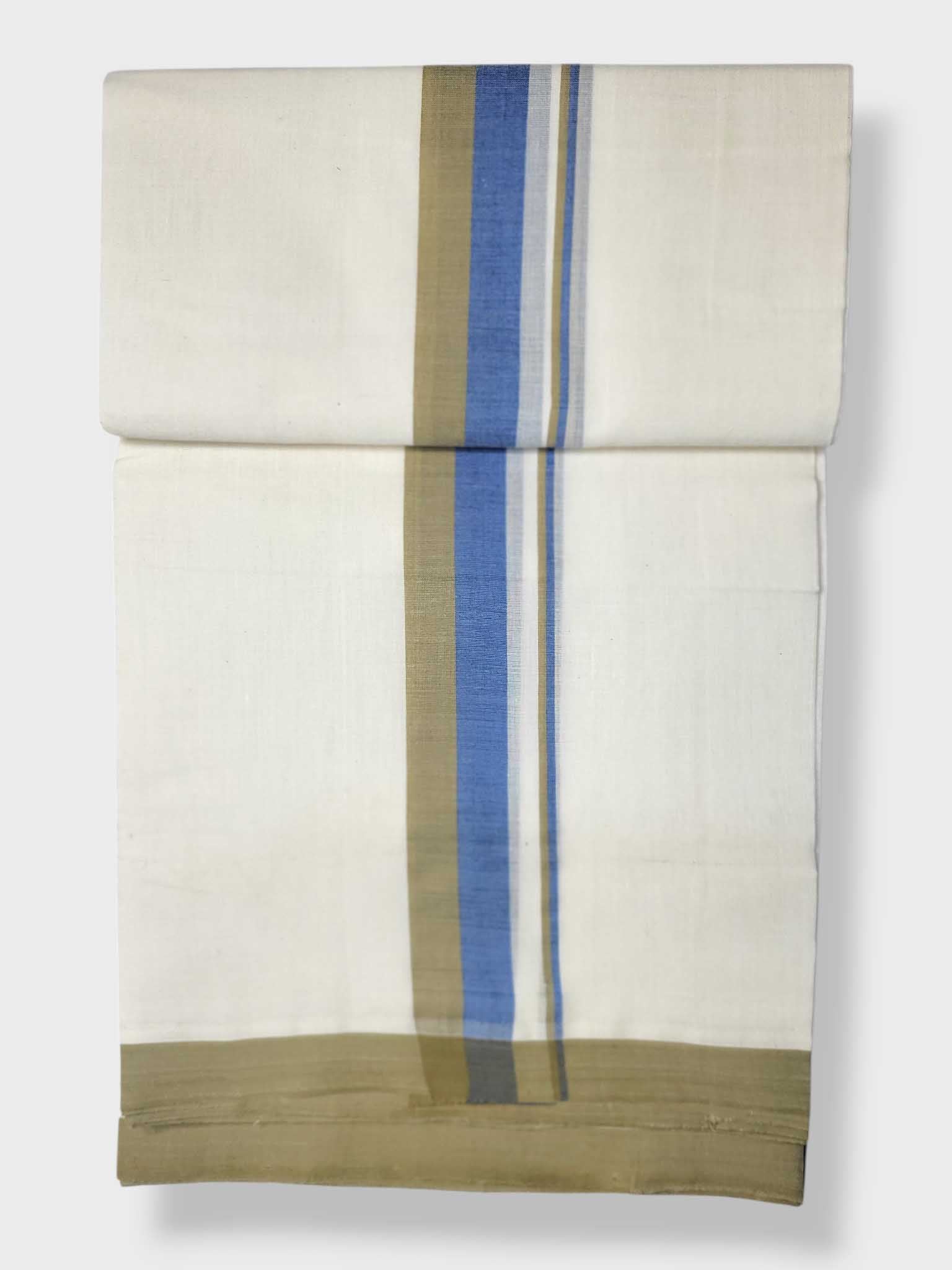 Kerala Balaramapuram Pure Cotton Handloom Mundu/Dhoti