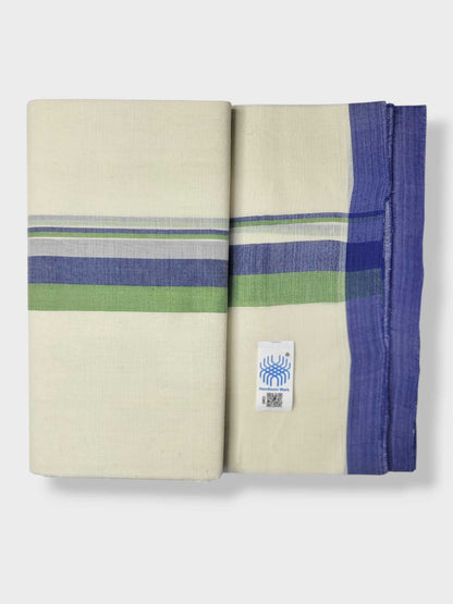 Kerala Balaramapuram Pure Cotton Handloom Mundu/Dhoti