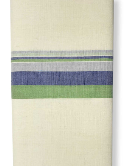 Kerala Balaramapuram Pure Cotton Handloom Mundu/Dhoti