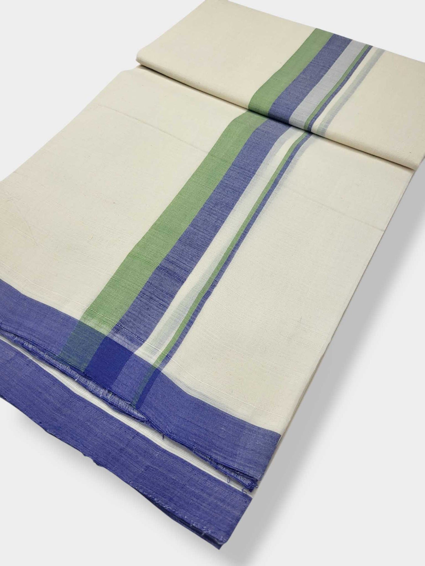 Kerala Balaramapuram Pure Cotton Handloom Mundu/Dhoti