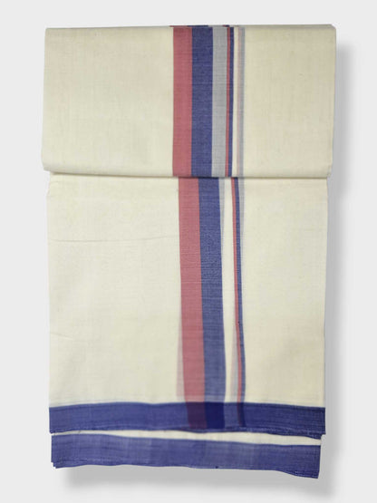 Kerala Balaramapuram Pure Cotton Handloom Mundu/Dhoti