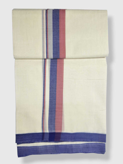 Kerala Balaramapuram Pure Cotton Handloom Mundu/Dhoti