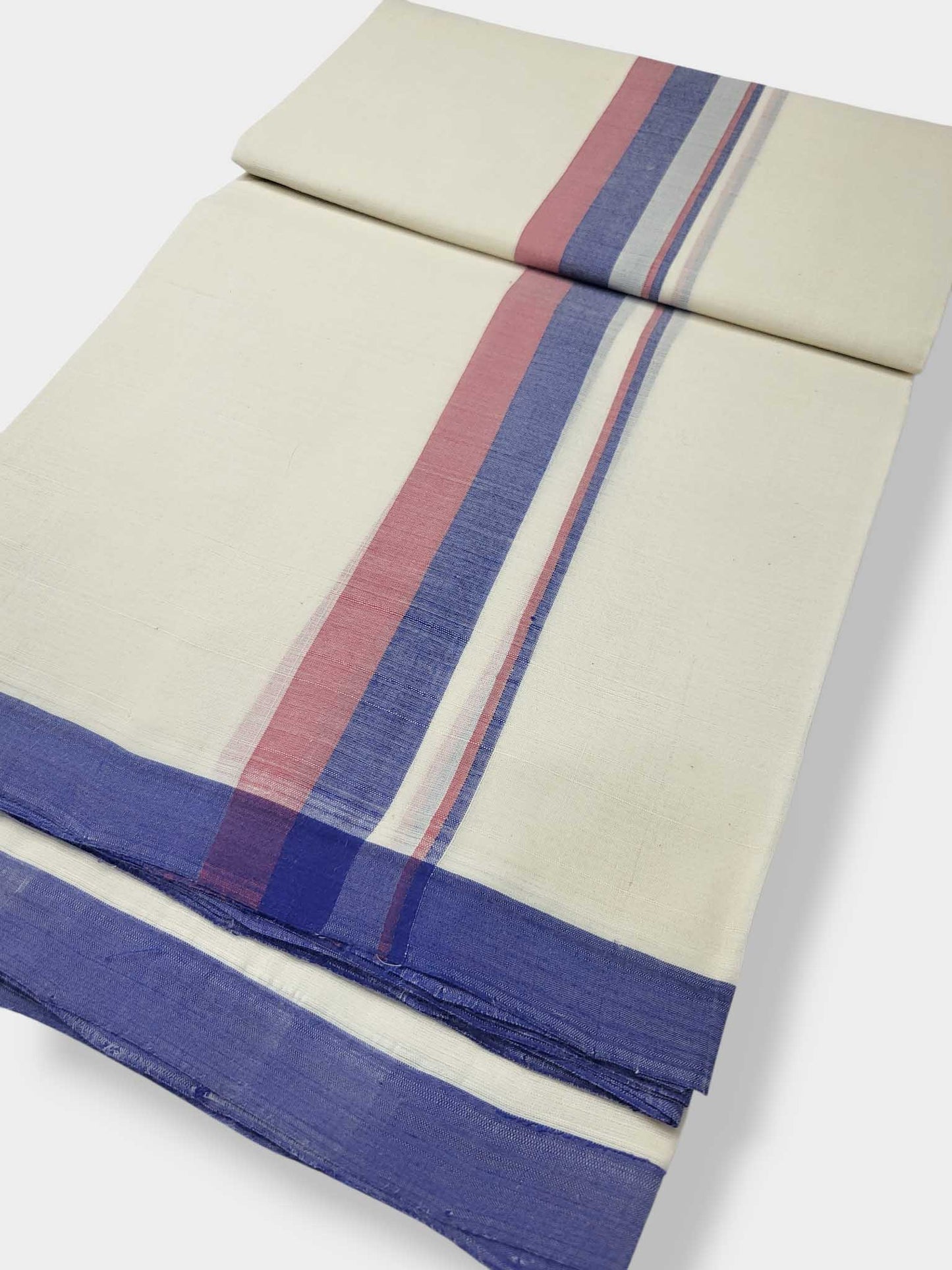 Kerala Balaramapuram Pure Cotton Handloom Mundu/Dhoti