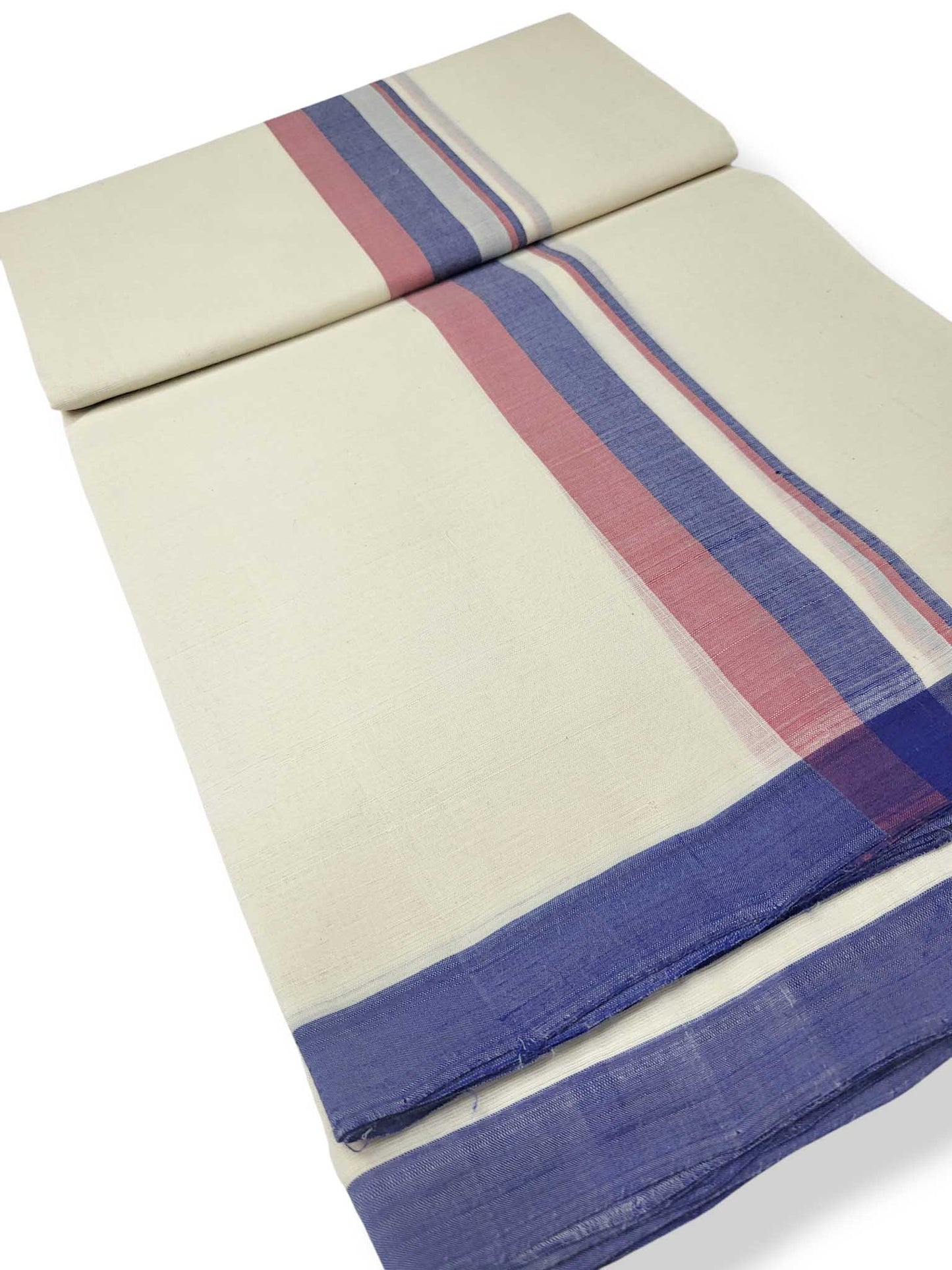 Kerala Balaramapuram Pure Cotton Handloom Mundu/Dhoti