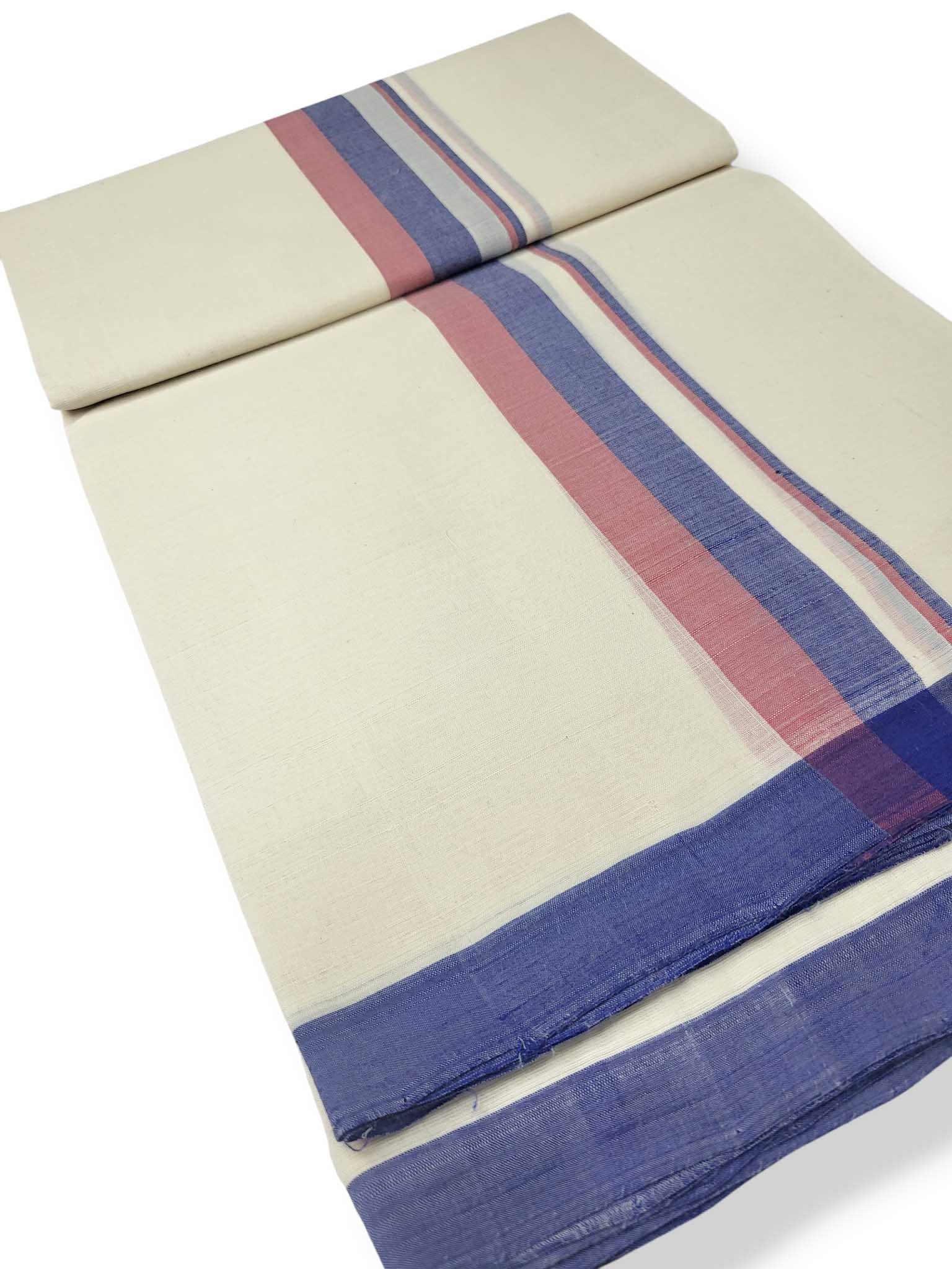 Kerala Balaramapuram Pure Cotton Handloom Mundu/Dhoti