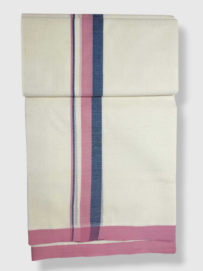 Kerala Balaramapuram Pure Cotton Handloom Mundu/Dhoti