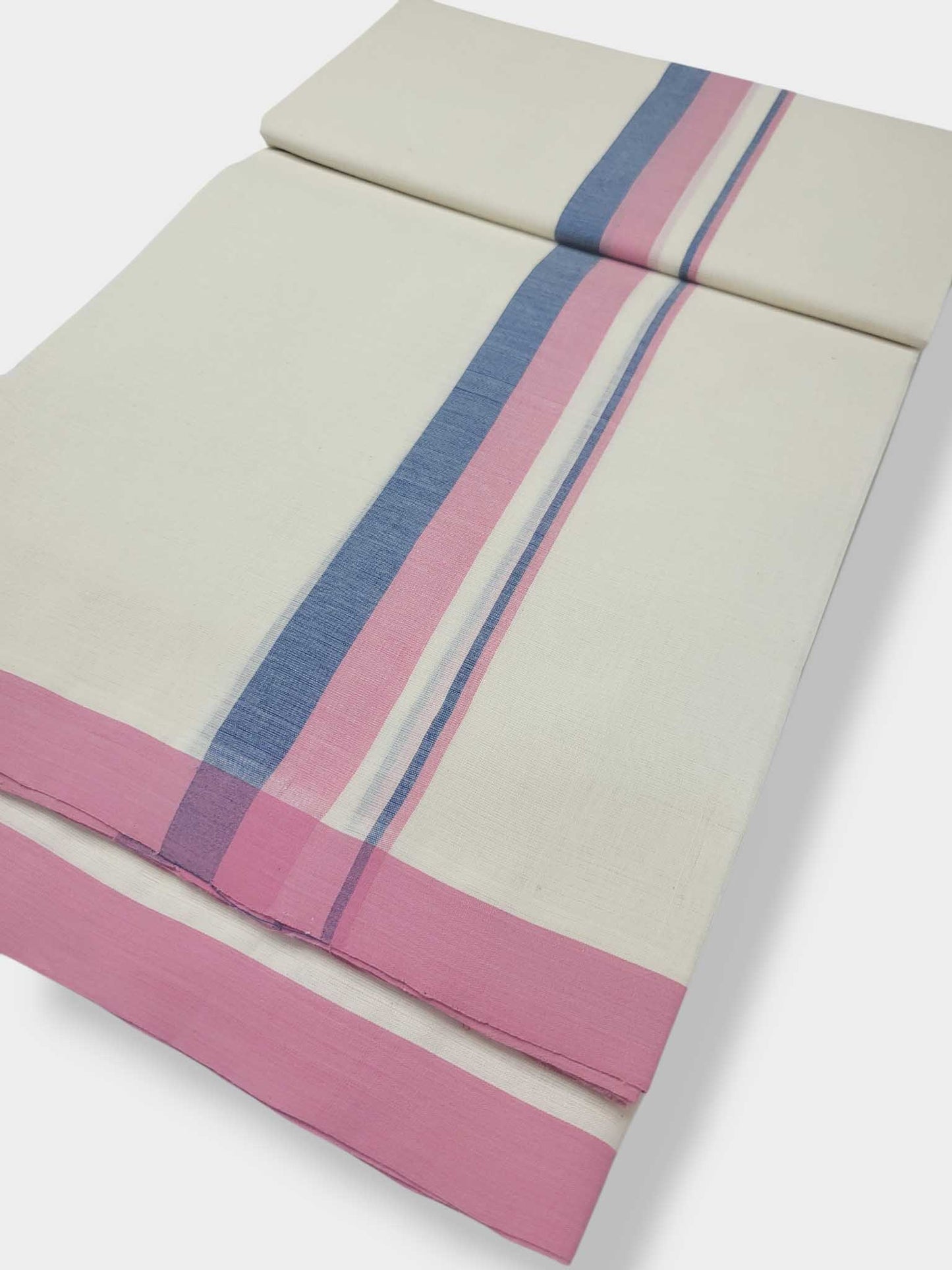 Kerala Balaramapuram Pure Cotton Handloom Mundu/Dhoti