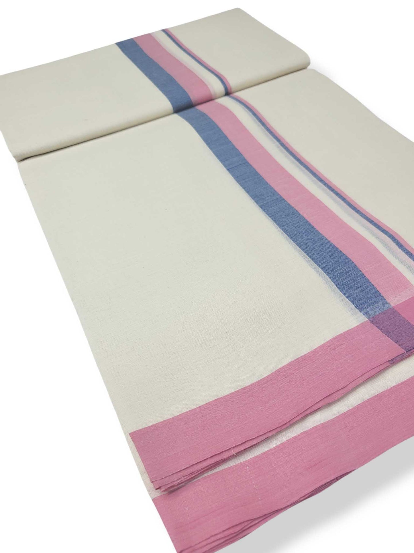 Kerala Balaramapuram Pure Cotton Handloom Mundu/Dhoti