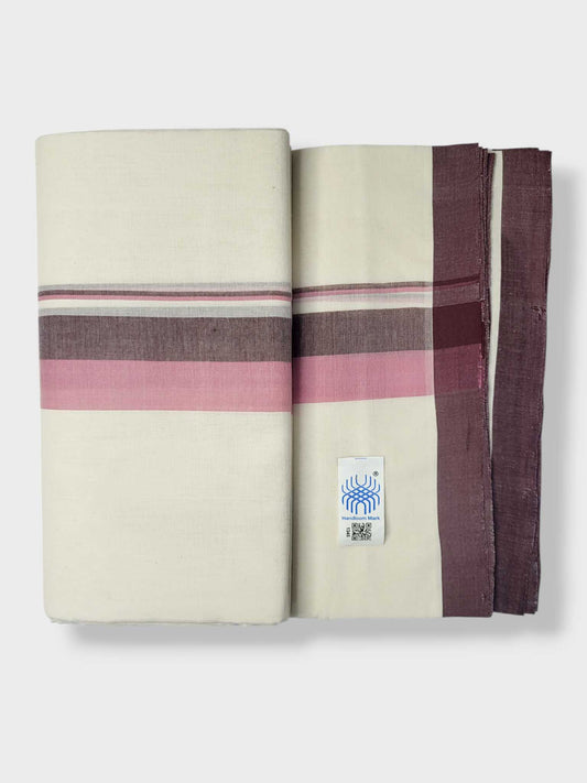 Kerala Balaramapuram Pure Cotton Handloom Mundu/Dhoti