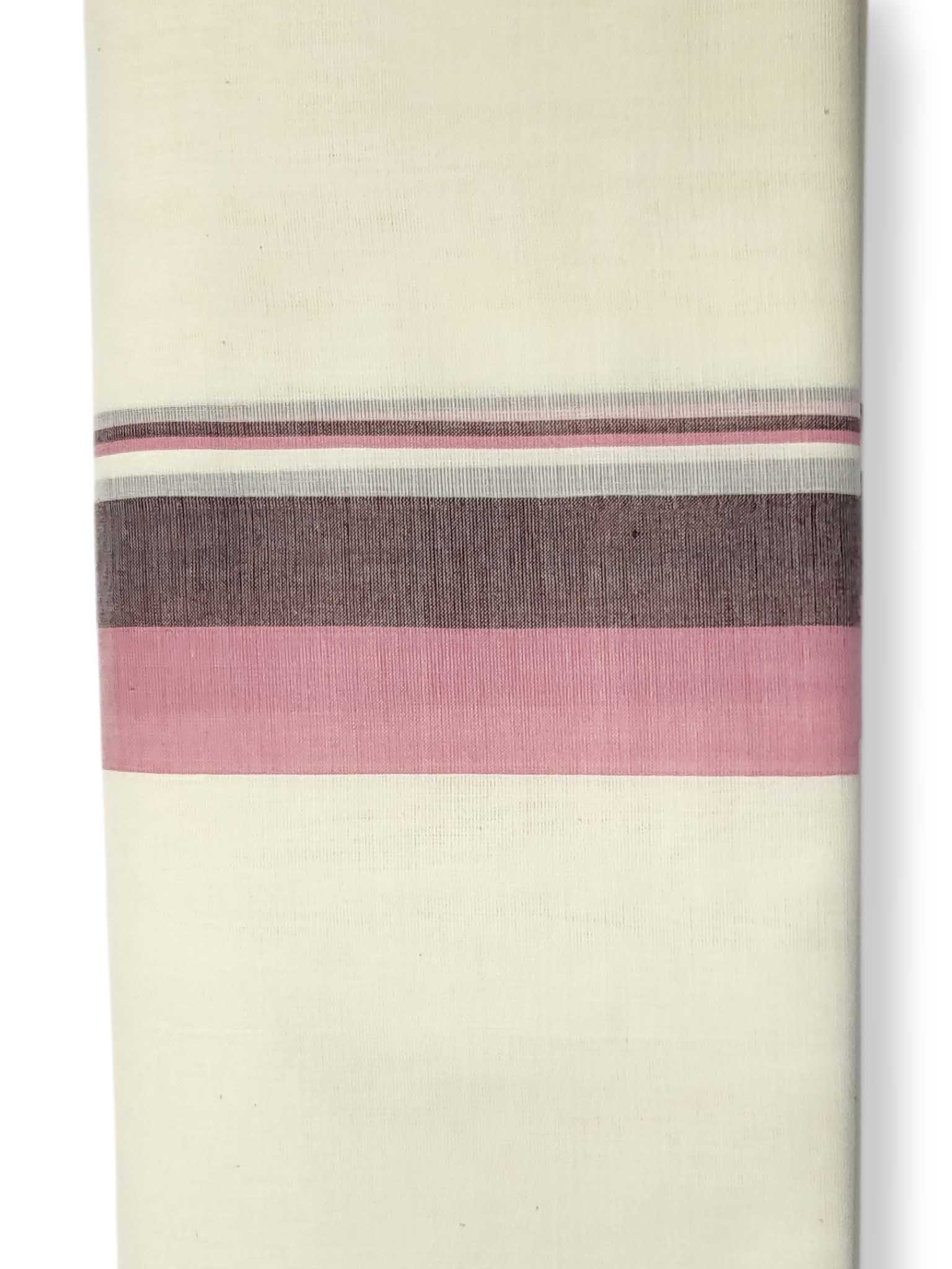 Kerala Balaramapuram Pure Cotton Handloom Mundu/Dhoti
