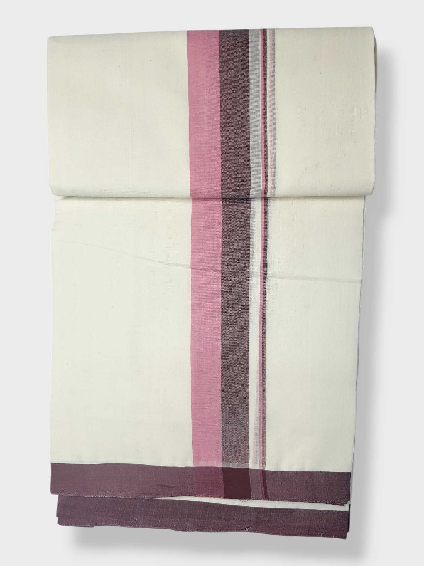 Kerala Balaramapuram Pure Cotton Handloom Mundu/Dhoti