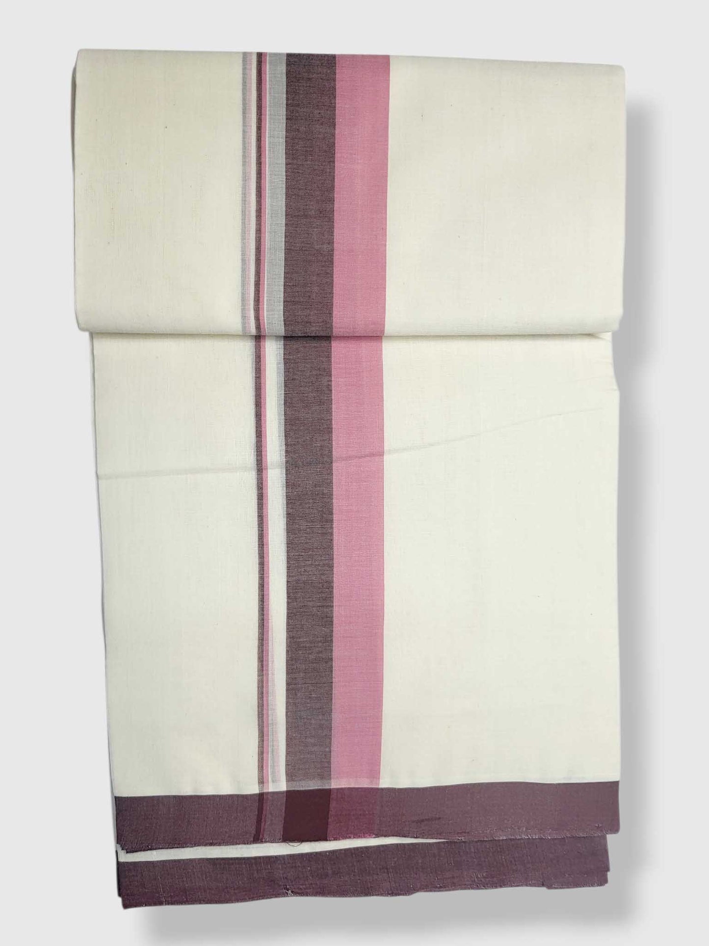 Kerala Balaramapuram Pure Cotton Handloom Mundu/Dhoti