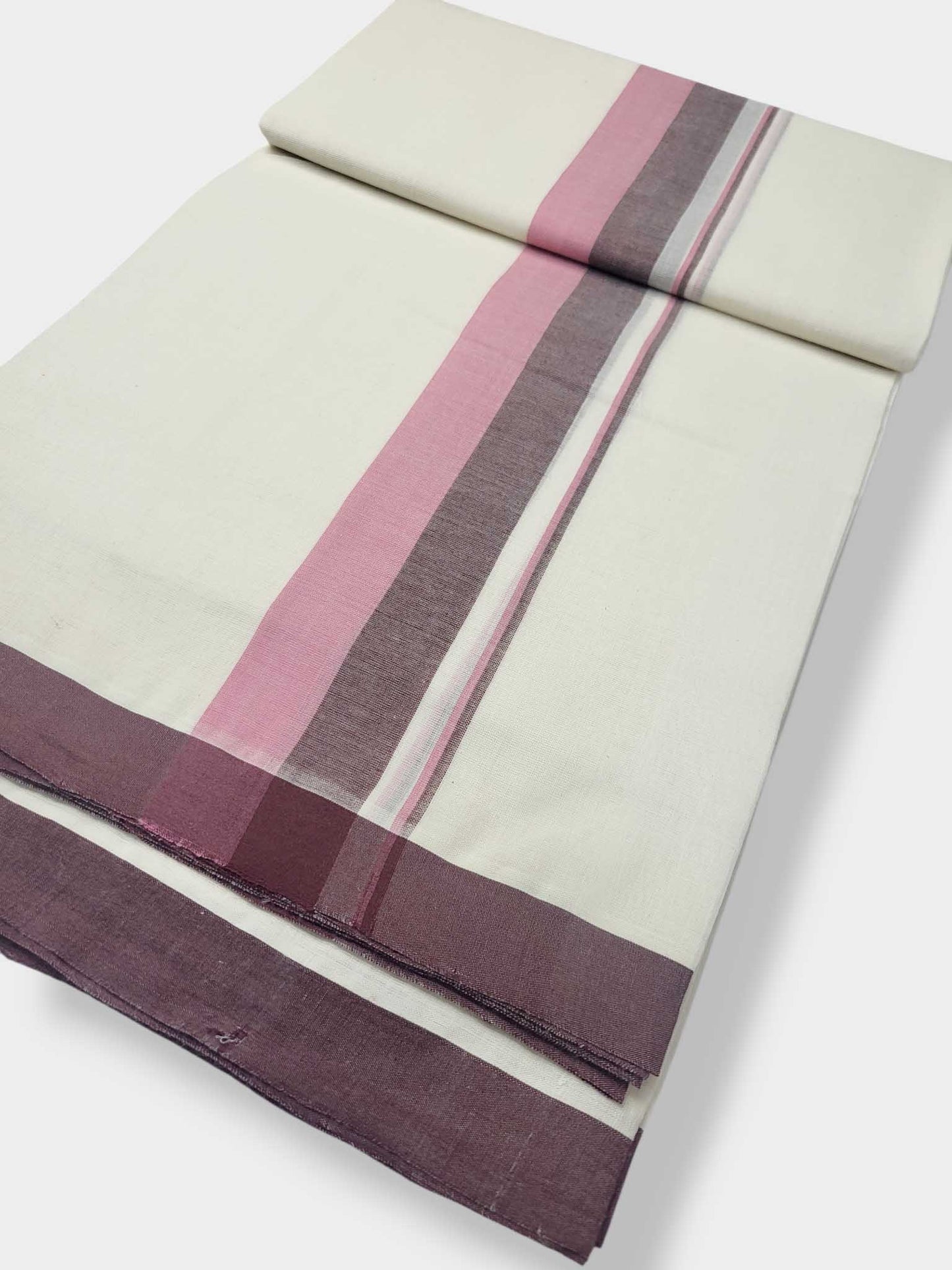 Kerala Balaramapuram Pure Cotton Handloom Mundu/Dhoti
