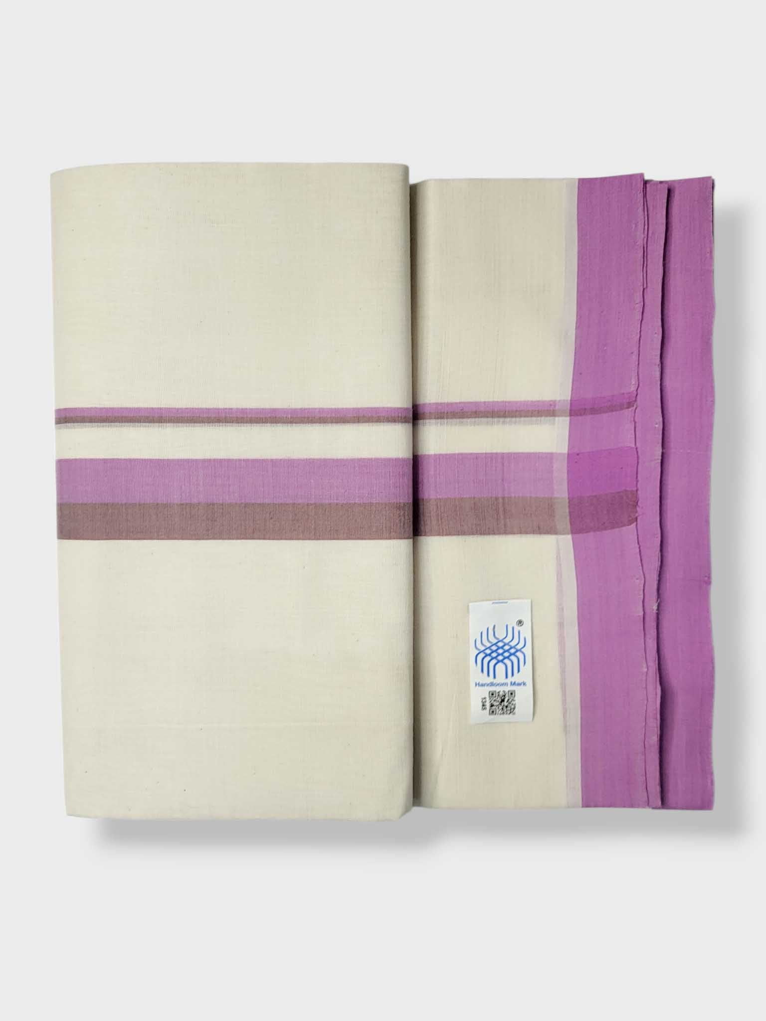 Kerala Balaramapuram Pure Cotton Handloom Mundu/Dhoti