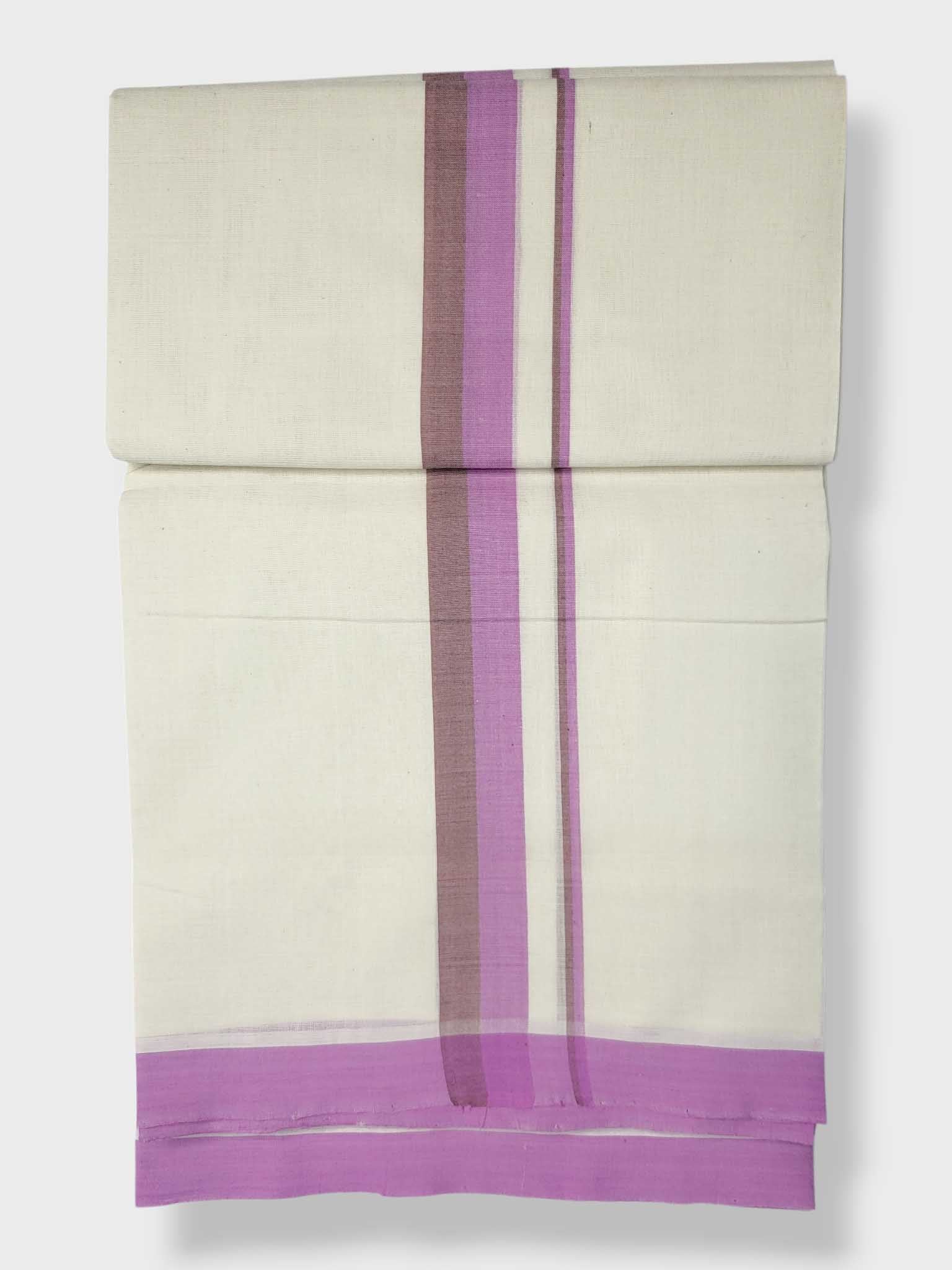 Kerala Balaramapuram Pure Cotton Handloom Mundu/Dhoti