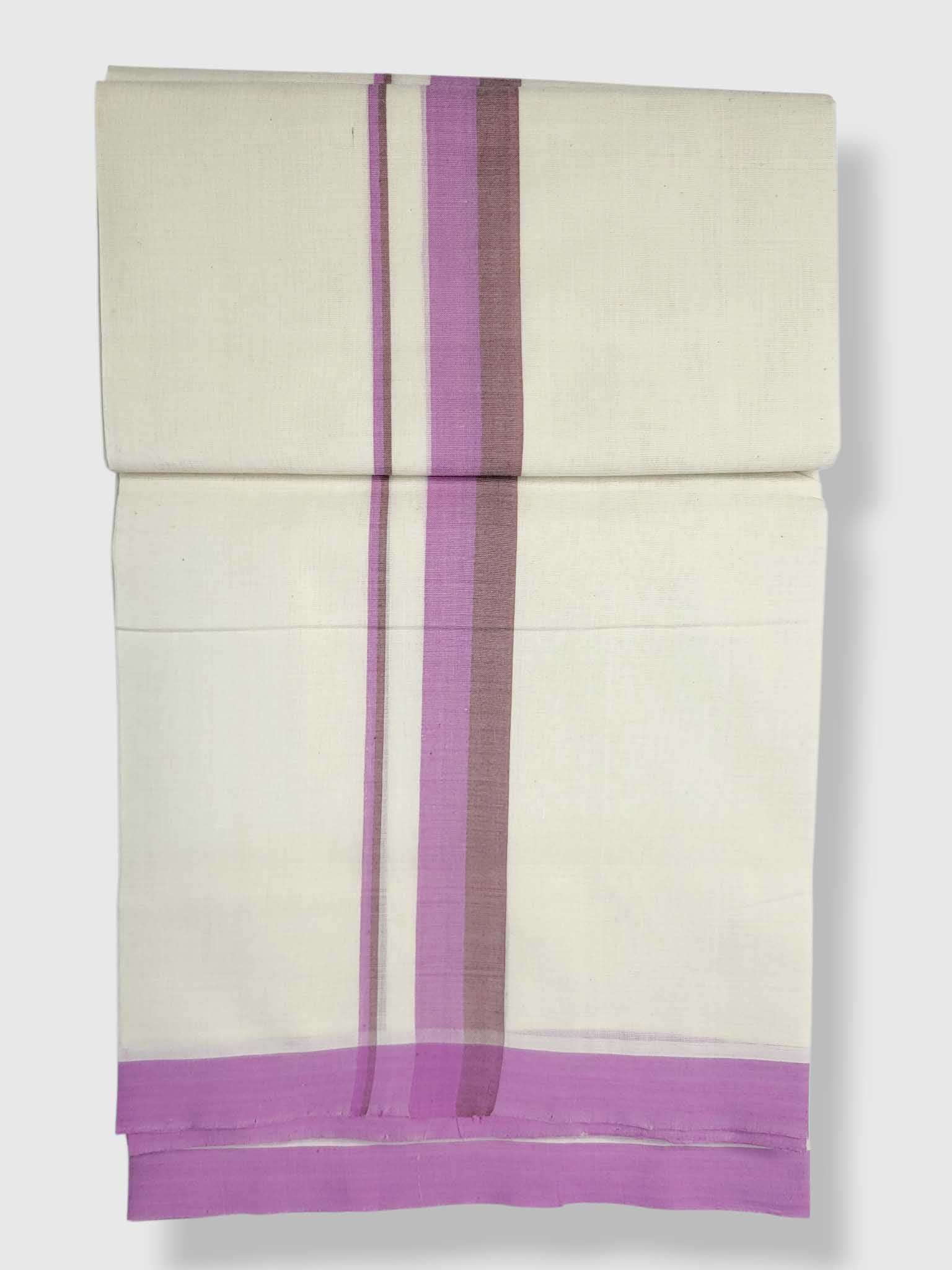 Kerala Balaramapuram Pure Cotton Handloom Mundu/Dhoti