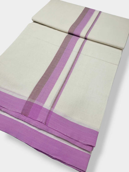 Kerala Balaramapuram Pure Cotton Handloom Mundu/Dhoti