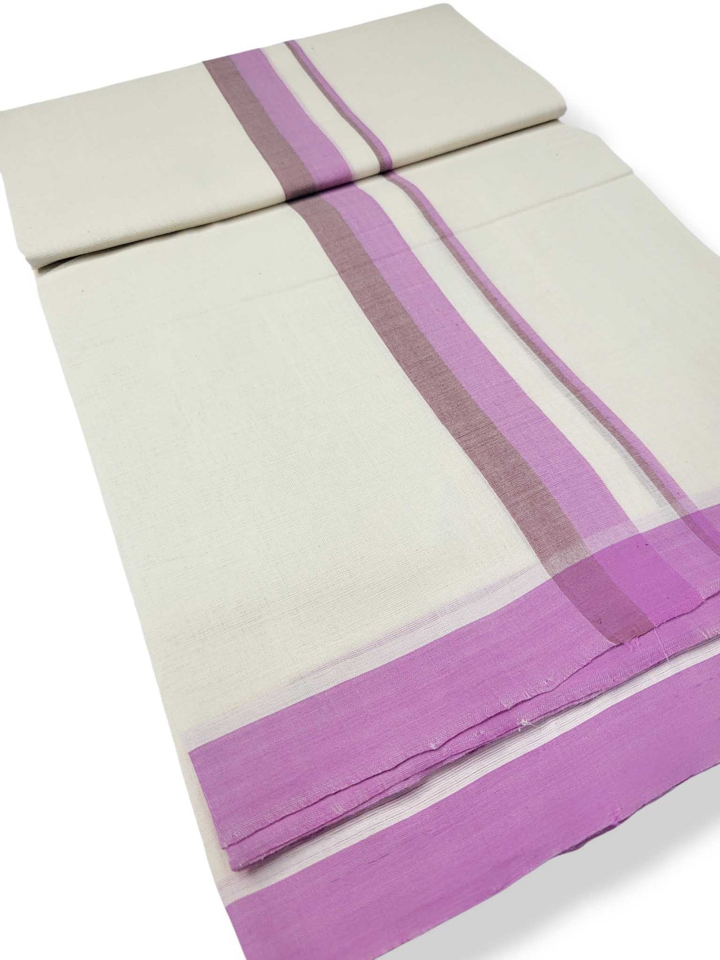 Kerala Balaramapuram Pure Cotton Handloom Mundu/Dhoti