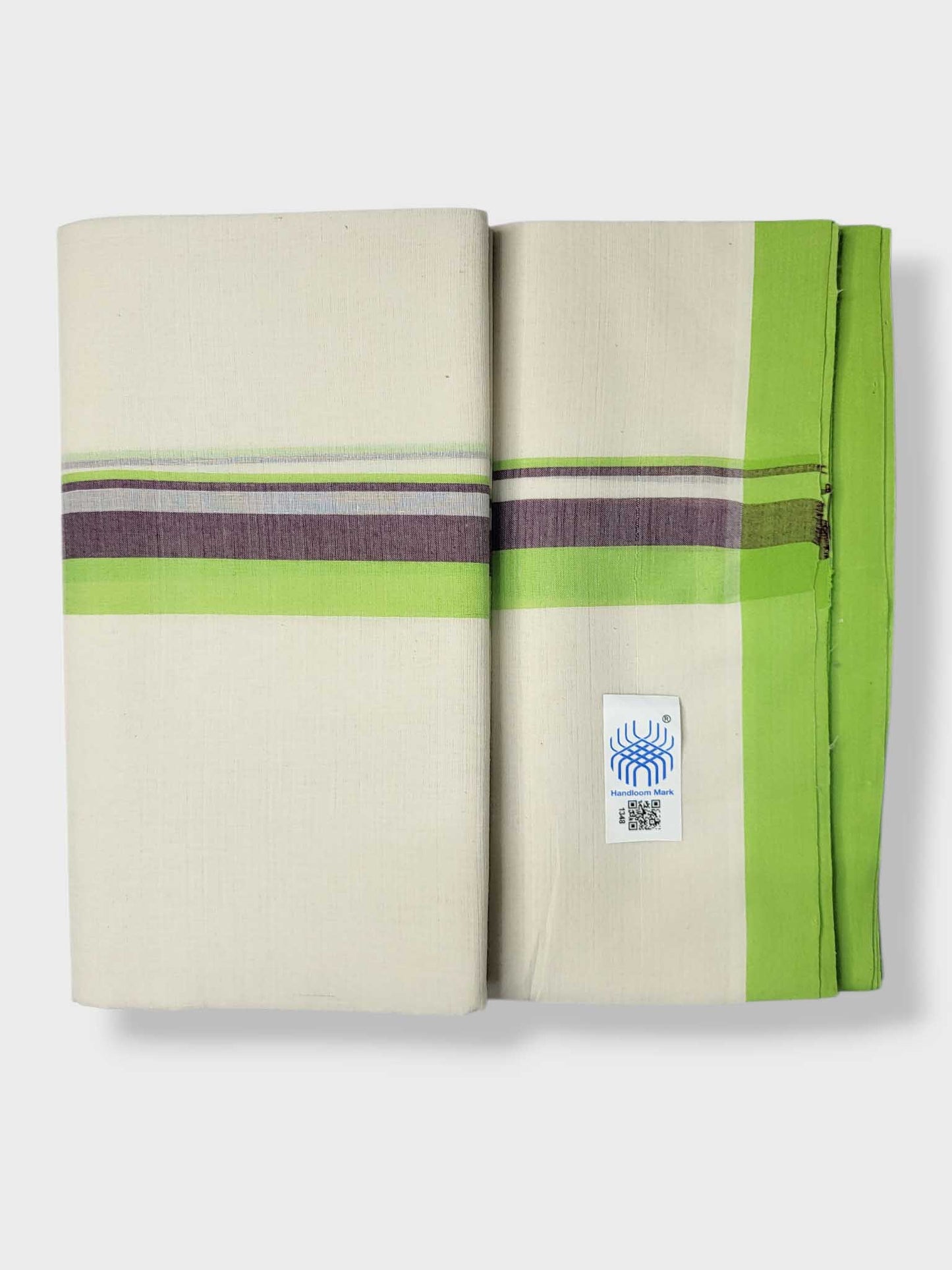 Kerala Balaramapuram Pure Cotton Handloom Mundu/Dhoti