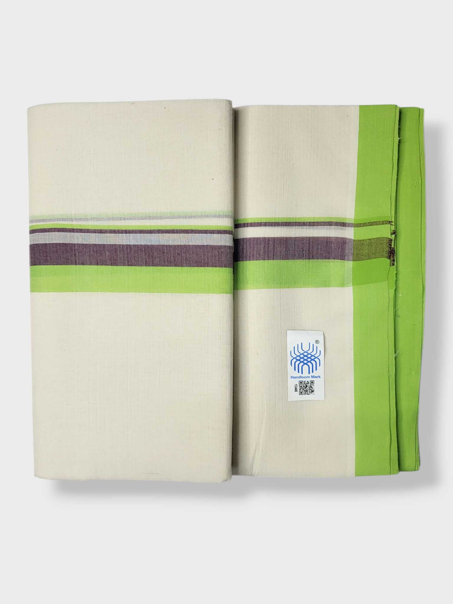 Kerala Balaramapuram Pure Cotton Handloom Mundu/Dhoti