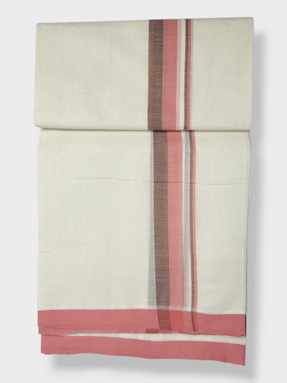 Kerala Balaramapuram Pure Cotton Handloom Mundu/Dhoti