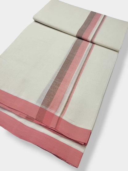 Kerala Balaramapuram Pure Cotton Handloom Mundu/Dhoti