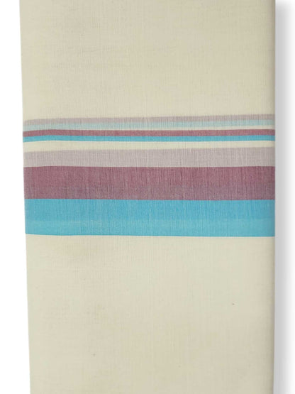 Kerala Balaramapuram Pure Cotton Handloom Mundu/Dhoti