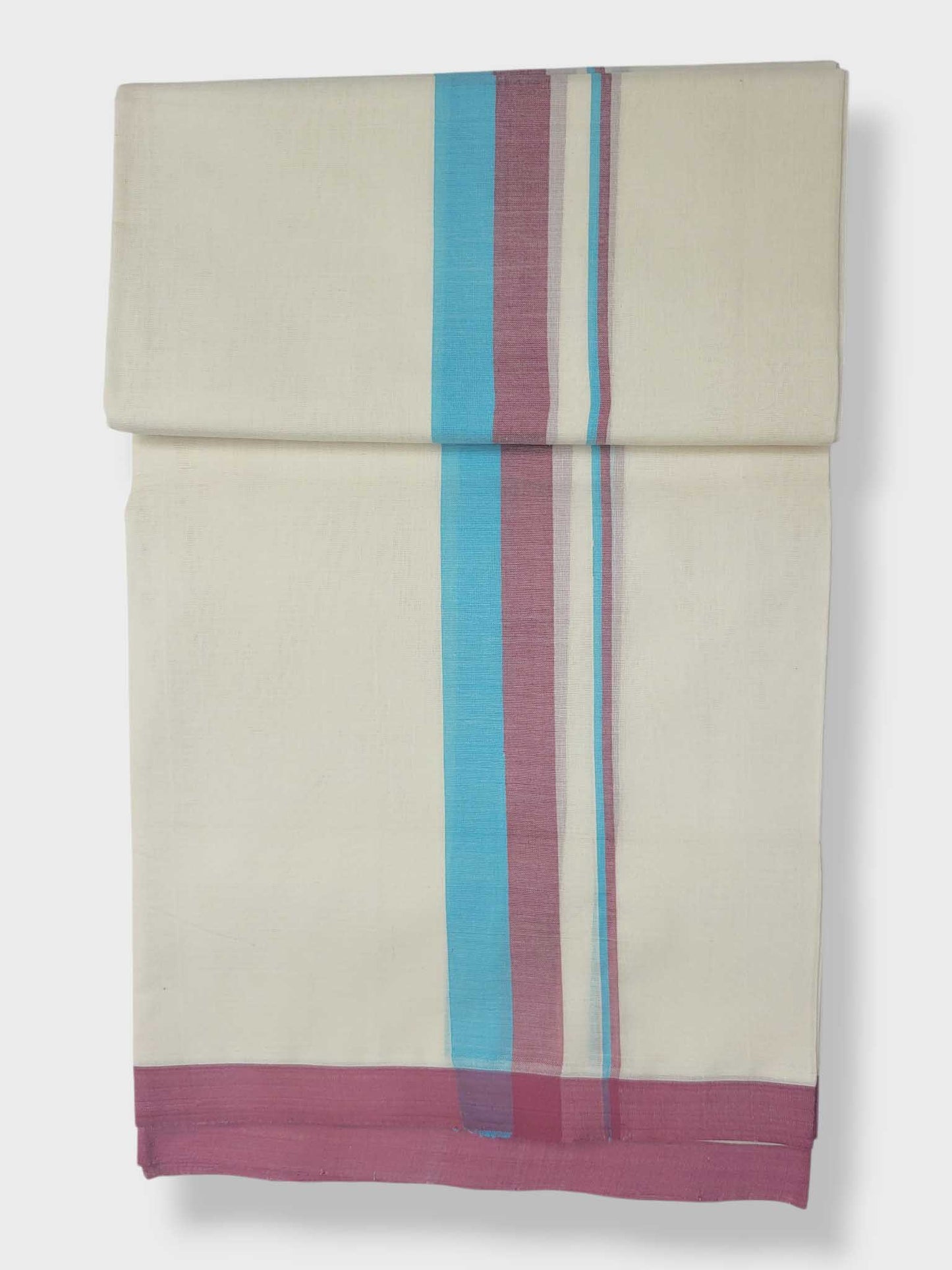 Kerala Balaramapuram Pure Cotton Handloom Mundu/Dhoti